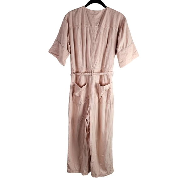Madewell Topstitch Coverall Jumpsuit Bashfull Blush in 6 - Picture 7 of 10
